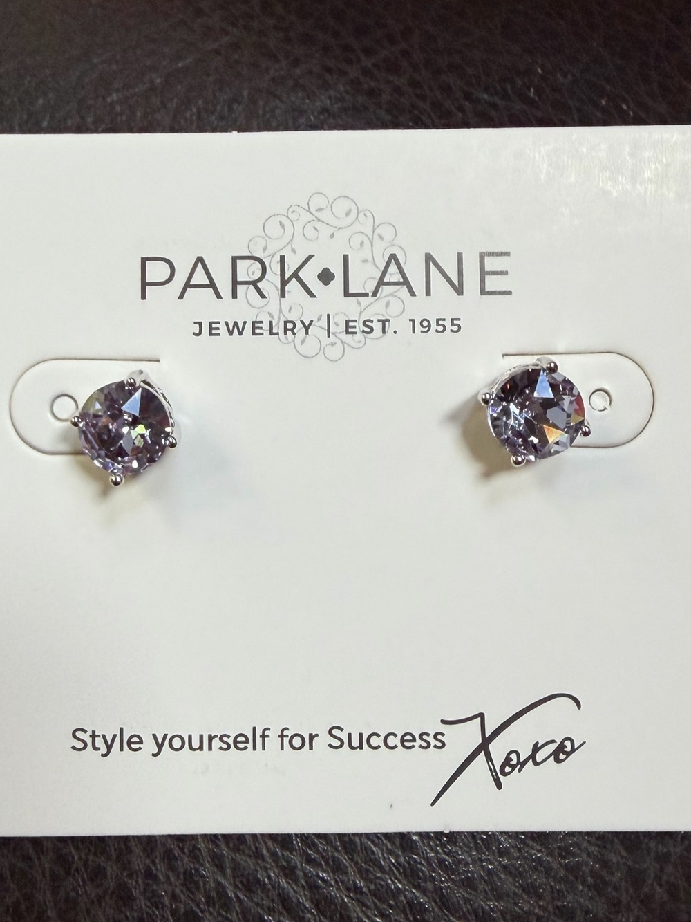 Lavender Impression Earrings by Park Lane